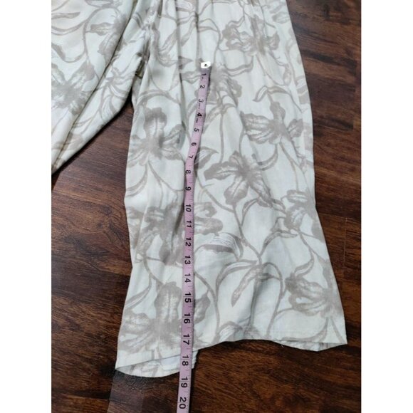 O'Niell Nolan Cropped Romper Cream Floral Jumpsuit L - Picture 8 of 11